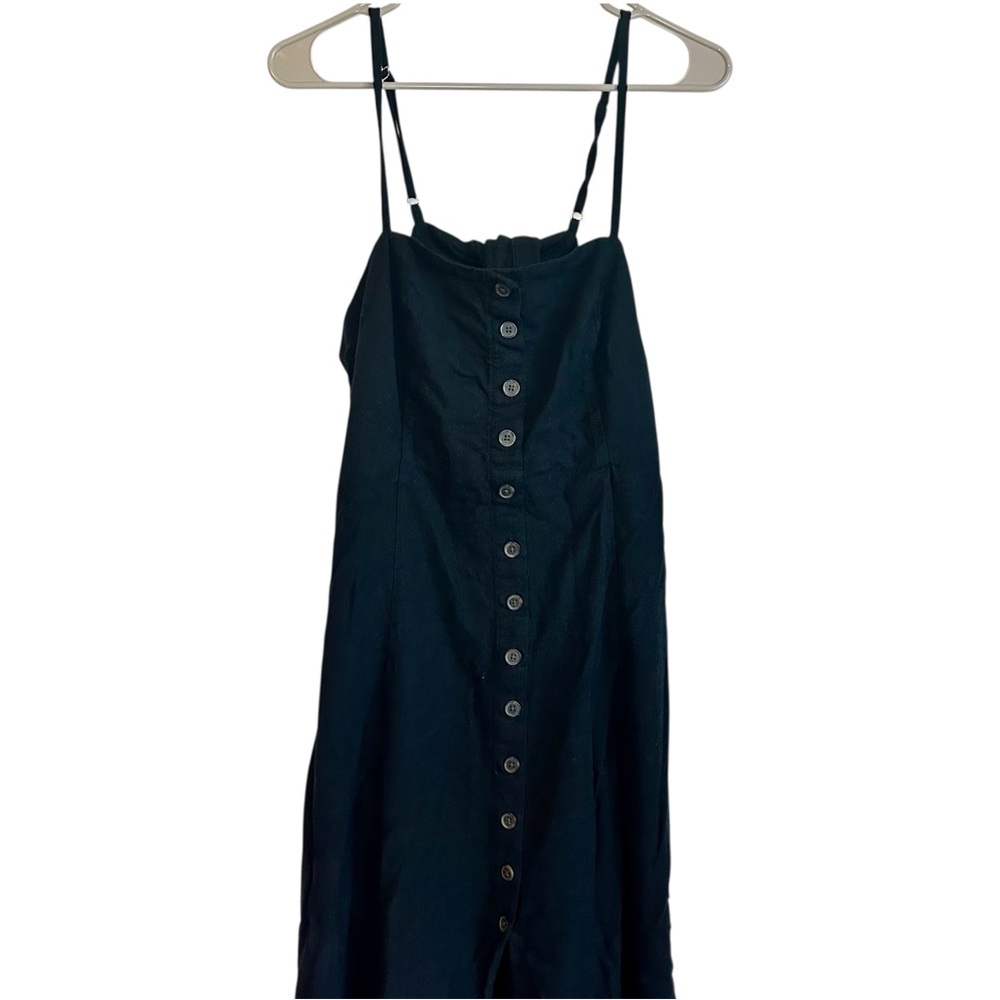 Women's Universal Thread Black Button-Front Maxi … - image 2